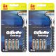  Gillette Sensor3 Ersatzklingen für Rasierer, 16 Stück