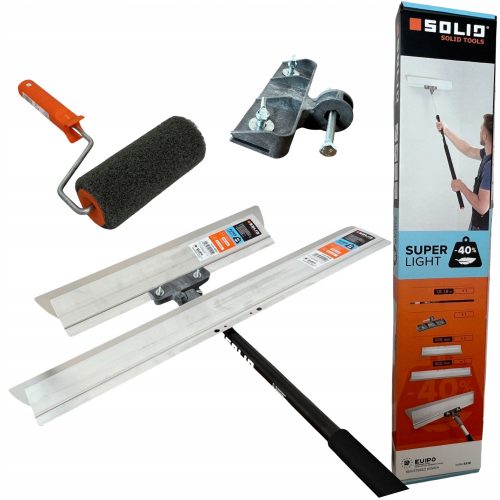 Set Gipsmesser Solid Light 6538 4-tlg. + Gładź Solid Solider Roller zum Auftragen von Gips 18 cm 1 kg