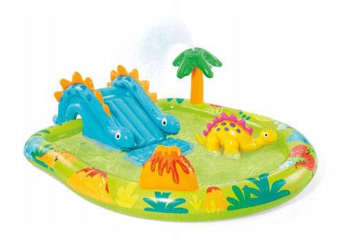 Ovaler aufblasbarer Intex-Pool 191 x 152 cm
