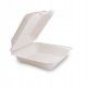 Einweggeschirr Einkammer-Menüboxen aus Rohrgeflecht 22x20x7,5cm 50 Stk
