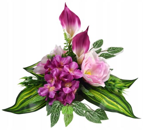  CREME MONUMENT DEKO BLUMEN KÜNSTLICHE BLUMEN CALLIES UND LILLIEN