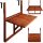 Tisch für Garten und Terrasse - Deuba Tisch, rechteckiges Holz, 65 x 45 x 87 cm