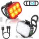  2x SPECTRE Q5 Fahrradlicht 200lm vorne hinten 6LED