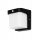  Kwazar Luminaire Gartenwandleuchte weiß, schwarz E27 18 W