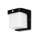  Kwazar Luminaire Gartenwandleuchte weiß, schwarz E27 18 W