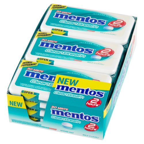 Mentos Clean Breath Minzpastillen - Zuckerfrei mit Zink für Frischen Atem