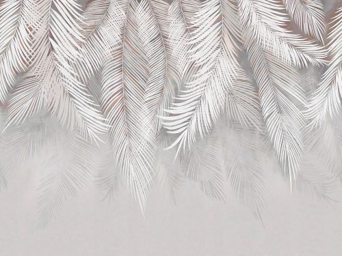 Fototapete HÄNGENDE PALMENBLÄTTER 490x260 04 Steinplatte