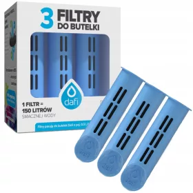    Filtereinsatz für die Dafi-Flasche D.BUT.WK.BUT.WITHOUT CAP.3PACK.BLUE 3 Stk.