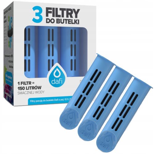  Filtereinsatz für die Dafi-Flasche D.BUT.WK.BUT.WITHOUT CAP.3PACK.BLUE 3 Stk.