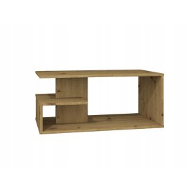    TopEshop Dallas rechteckiger Couchtisch 91 x 51 x 40 cm, handwerkliche Eiche