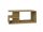  TopEshop Dallas rechteckiger Couchtisch 91 x 51 x 40 cm, handwerkliche Eiche