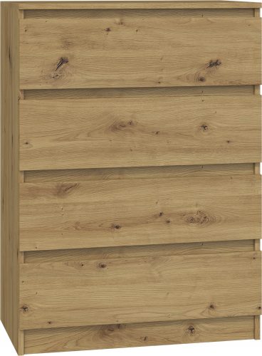  TopEshop MALWA Kommode 70 x 40 x 97 cm matte Artisan-Eiche