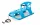  Prosperplast Beezy Seat Kinderschlitten Blau