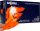 Gripzzly puderfreie Nitrilhandschuhe, orange, Größe L, 50 Stk.