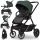  CROX LEICHTER WALKING PARTNER, UMWANDELBARER SITZ VORNE HINTEN, GROSSE RÄDER, 0–22 kg