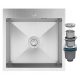 Granitan-Einzelbeckenspüle, STAHLSPÜLE, Inox-Stahl
