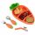  CHI CHI-Set, orangefarbenes Silikon