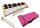  Chromatische GLOCKEN CULMULARS + ROSA ABDECKUNG