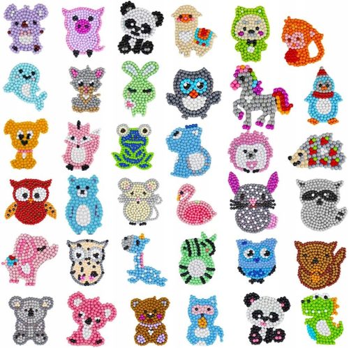  Diamant-Stickerei-Kreativset, Mosaik-Aufkleber