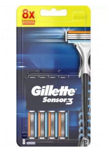  Gillette Sensor3 Rasiererpatronen 8 Stück