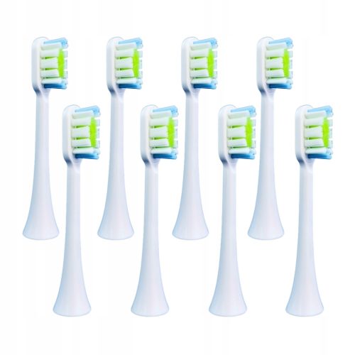  8x Sarmocare S100 Weiße Zahnbürstenköpfe