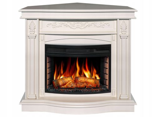 ArtiFlame Standkamin mit Heizfunktion, weiß, 1600 W, 111 x 97,5 x 99,7 cm