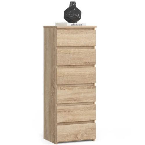 Akord CL6 Kommode 40 x 35 x 109cm Sonoma-Eiche matt