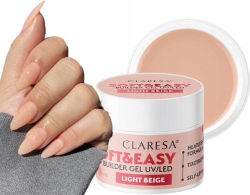  CLARESA SOFT&EASY BUILDING NAGEGEL MIT THixotropie HELLBEIGE 90G