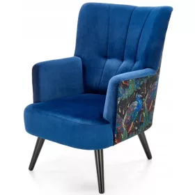  Traditioneller Sessel von Halmar, Blautöne