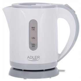  Adler AD 1371G Wasserkocher 850 W 0,8 l weiß