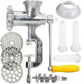   Fleischwolf, Wurstfüller, Lebensmittelfüller, mehrfarbig, 0 W