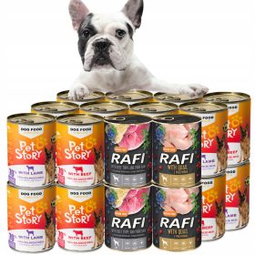  RAFI PETSTORY Geschmacksmischung 70 % Fleisch SET 24x400g