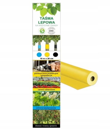 Effektive Gelbe Leimbandrolle zur Insektenbekämpfung 30cm x 5m