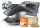 Boxen (Häuser) und Vogelhäuschen Prosperplast BirdyFeed Quadratisches Vogelfutterhaus Anthrazit + Mischkorn 1 kg