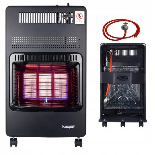 GASOFEN FÜR ZYLINDER, HEIZUNG + REDUZIERSCHLAUCH, 4,2 kW ECO-OFEN