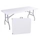 Tisch für Garten und Terrasse - WatchMe4 Tisch Ausziehbarer Cateringtisch, Kunststoff, rechteckig, 180 x 75 x 77 cm
