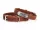  Hundehalsband mit Cognac-ID-Tag, Größe L