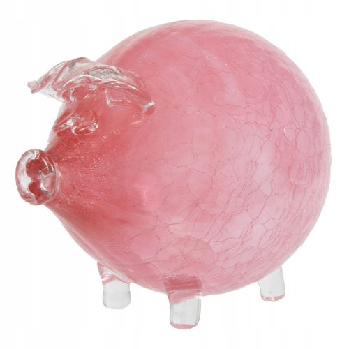  ROSA SPARSCHACHTEL, GROSSES GLAS, FÜR EIN GESCHENK