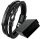 Lederarmband GIFT KNOT mit GRAVUR 316L