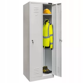   Mega-M Arbeitsschutz-Kleiderschrank, zweitürig, 180 cm x 60 cm