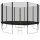 Trampolin mit Malatec-Netz 366 cm FT 12 (365-374 cm)