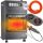 Lehmann Gasheizung 4200 W schwarz 420 x 730 mm