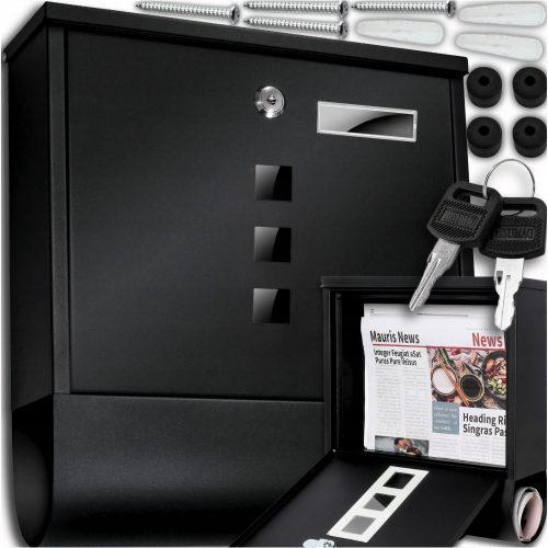 Briefkasten - Malatec 6244 Briefkasten schwarz
