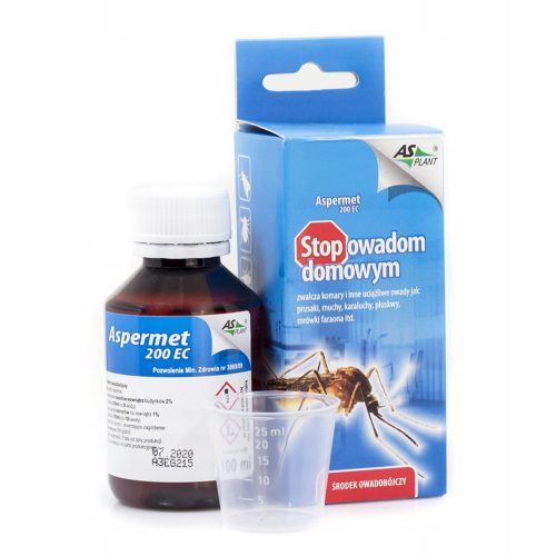 Flüssigkeit gegen Kakerlaken, Zecken, Mücken, Motten, Ameisen, Fliegen, Wanzen, Silberfischchen Asplant 0,1 kg 100 ml