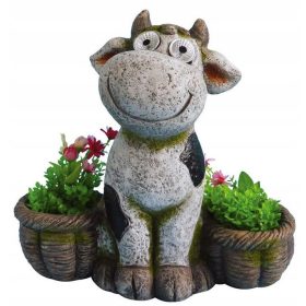  KUH KUH GARTENDEKO FIGUR FÜR DEN GARTEN