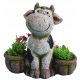  KUH KUH GARTENDEKO FIGUR FÜR DEN GARTEN