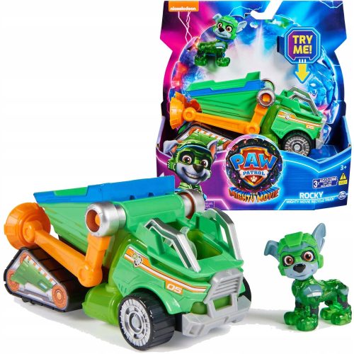  Spin Master Paw Patrol Rocky Mighty Movie Recycling Truck