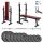  SAPPHIRE GYM 46 kg Bodybuilding SET BANK Langhantel GEWICHTE Langhantel