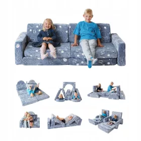  Kindersofa aus Schaumstoff - Set aus Blöcken