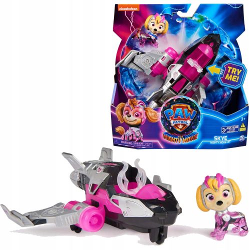  Spin Master Paw Patrol Skye Mighty Movie Jet Fahrzeug